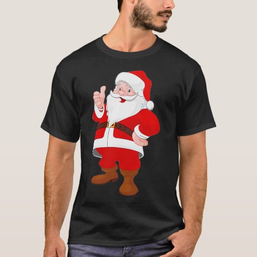 kerstman t-shirt (Voorkant)