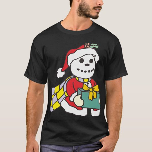 kerstman t-shirt (Voorkant)
