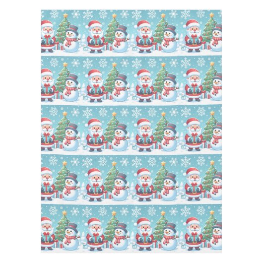 Kerstman Tafelkleed (Voorkant)