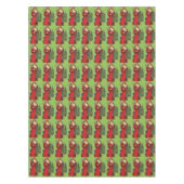 kerstman tafelkleed (Voorkant)