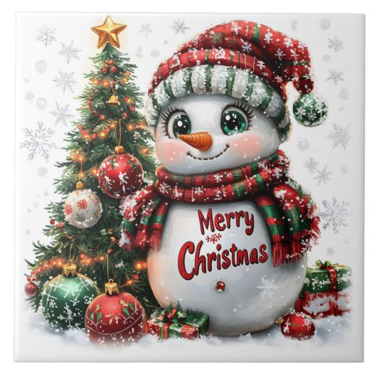 Kerstman Tegeltje (Voorkant)