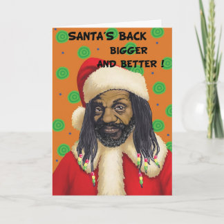 Kerstman terug Groter en beter ! Feestdagen Kaart
