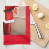 kerstman theedoek (Quarter Fold)