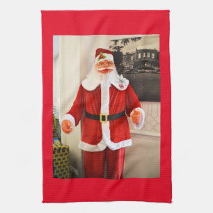 kerstman theedoek