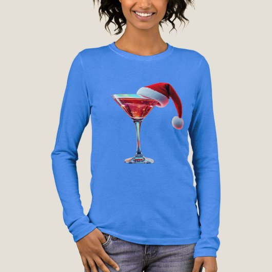 Kerstman-Tini Tri-Blend Shirt (Voorkant)