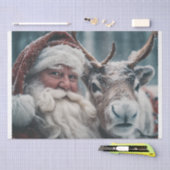 kerstman tissuepapier (Craft)