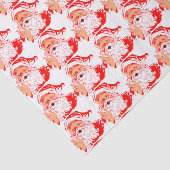  kerstman tissuepapier (Detail)