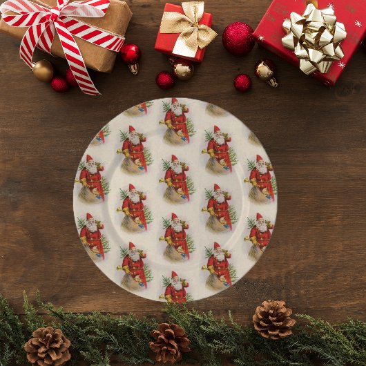  kerstman tissuepapier