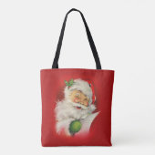  kerstman tote bag (Achterkant)