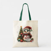 Kerstman Tote Bag (Achterkant)