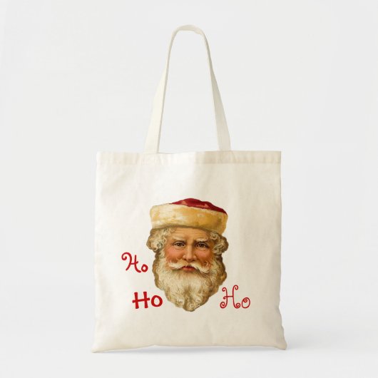 kerstman tote bag (Voorkant)