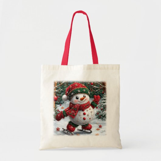 Kerstman Tote Bag (Voorkant)