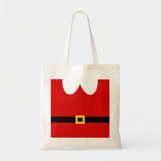 kerstman tote bag (Voorkant)