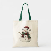 Kerstman Tote Bag (Achterkant)