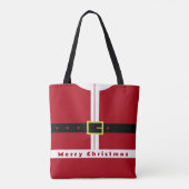Kerstman Tote Tas (Achterkant)