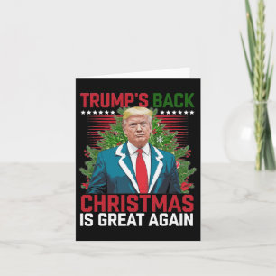 Kerstman Trump Dance Make Christmas Great Again le Kaart