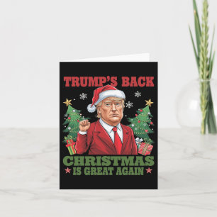 Kerstman Trump Dance Make Christmas Great Again le Kaart