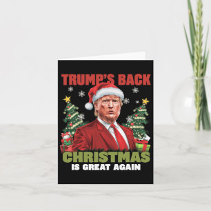 Kerstman Trump Dance Make Christmas Great Again le Kaart