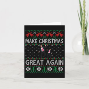 Kerstman Trump Dance Make Christmas Great Again le Kaart