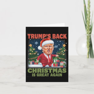 Kerstman Trump Dance Make Christmas Great Again le Kaart