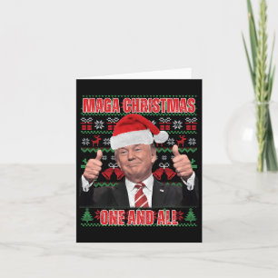 Kerstman Trump Kerst Humor Funny Trump Xmas 1 Kaart
