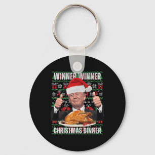Kerstman Trump Kerst Humor Funny Trump Xmas 3 Sleutelhanger