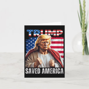 Kerstman Trump Kerst Humor Funny Trump Xmas Tank Kaart