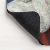 Kerstman tussen de sterren muismat (Hoek)