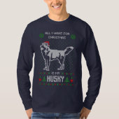 Kerstman Ugly Sweater T-shirt (Voorkant)