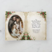  Kerstman Vader Kerst Rendier Decoupage Feestdagen Kaart (Binnen)