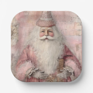 Kerstman Vakantie Papieren Bordje