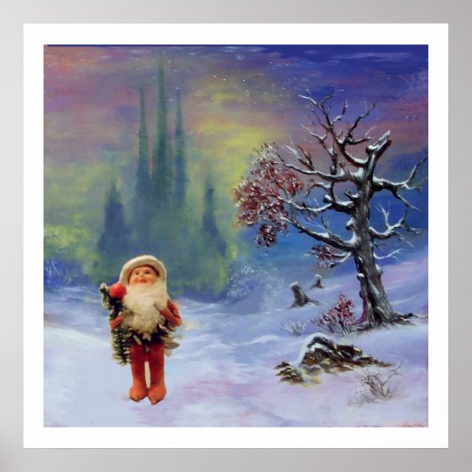 KERSTMAN VAN DE Kabouters Poster (Voorkant)