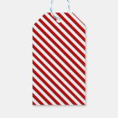 Kerstman van gemberkoek Vakantiekoek Cadeaulabel (Achterkant)