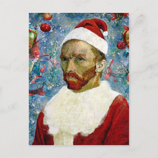 Kerstman, Van Gogh Briefkaart (Voorkant)