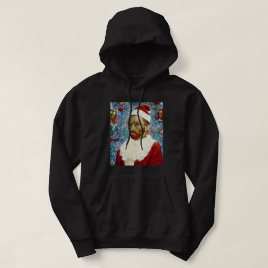Kerstman, Van Gogh Hoodie (Design voorkant)