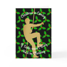 Kerstman van Kerstmis zou Bergbeklimming zijn