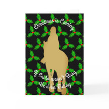 Kerstman van Kerstmis zou berijden