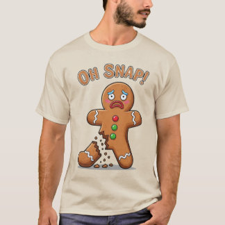 Kerstman Van Koek En Kleefstof Eindelijk Gebroken T-shirt