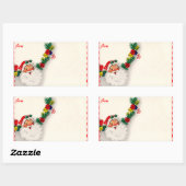  Kerstman van/naar Stickers (Vel)