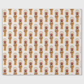 Kerstman van Native American Cadeaupapier (Vlak)