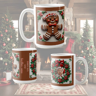 Kerstman van peperkoek Aanpasbaar Koffiemok
