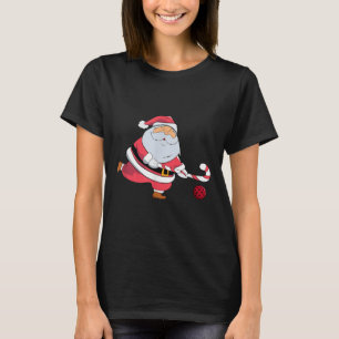 Kerstman Veldhockey Enthousiast Kerstsport T-shirt
