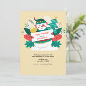 Kerstman Verhuizing Aankondiging (Staand voorkant)