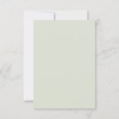 Kerstman Verjaardag Bedankkaart (Achterkant)