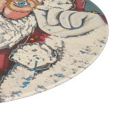 Kerstman Verrassing Snijplank (Hoek)