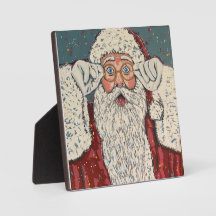 Kerstman verrast