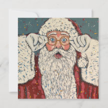 Kerstman verrast