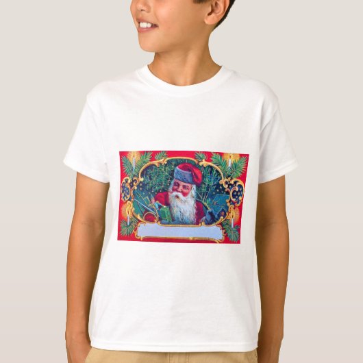 KERSTMAN VINTAGE EN KERSTCADEAUS T-SHIRT (Voorkant)