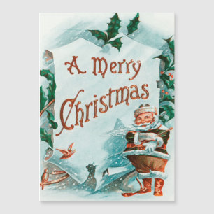 Kerstman Vintage Kerst Merry Groet