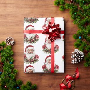 Kerstman Vintage Kerstcadeau Cadeaupapier